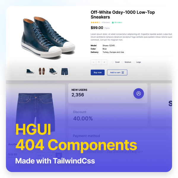 TailwindCss 404 Component