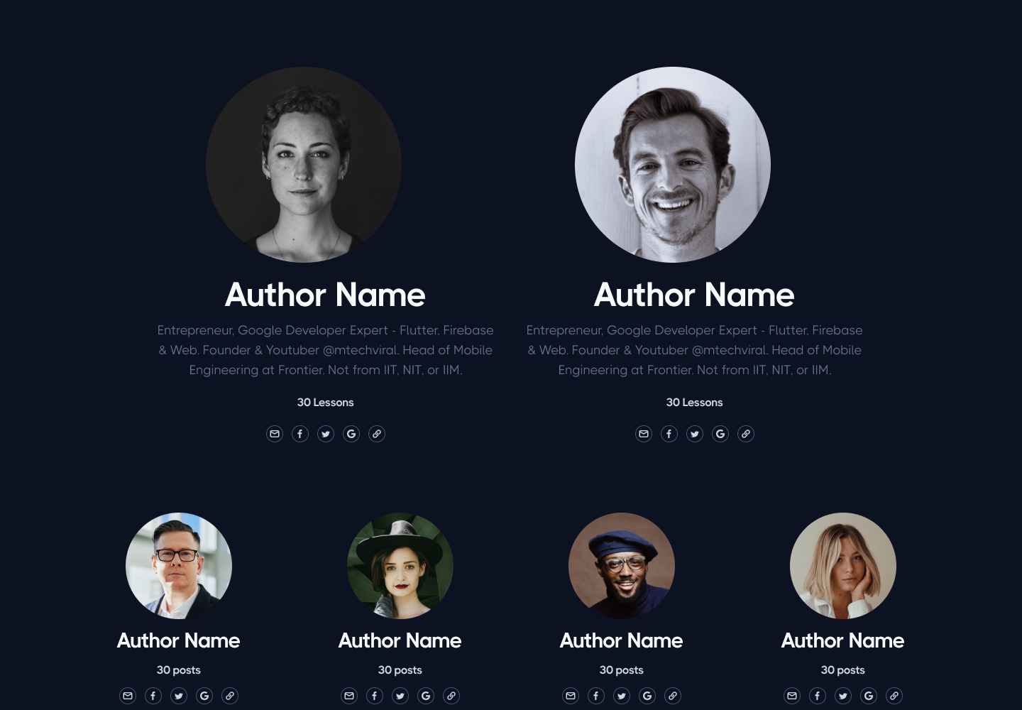 HiLearning TailwindCss & ReactJs Learning Management Theme (Coming Soon Strapi Backend) - Image 7