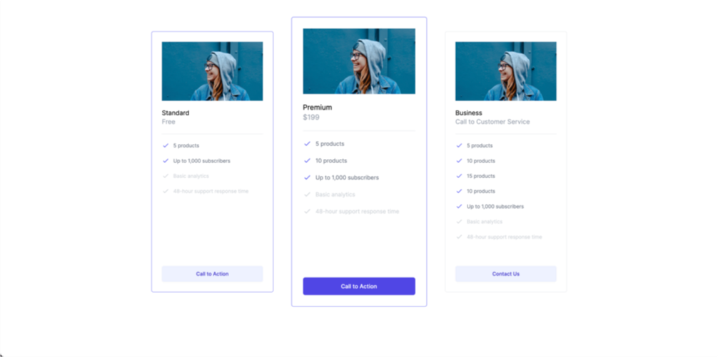 TailwindCss Pricing Table Components - Image 9