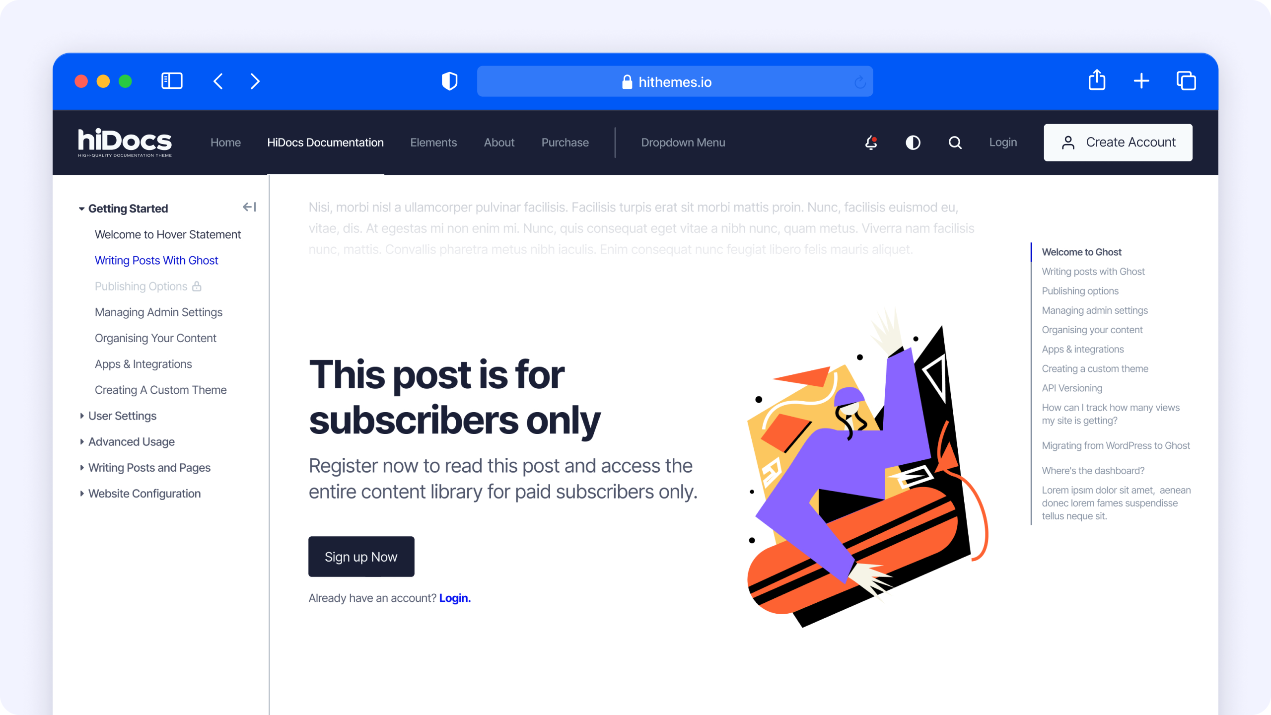 HiDocs - High-Quality Premium Documentation Theme for Ghost - Image 6